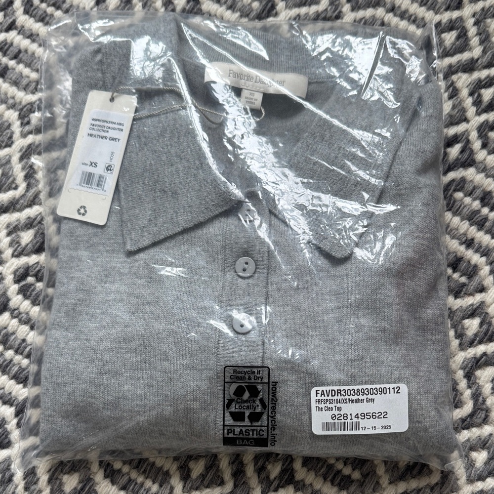 Favorite Daughter Heather Gray Crewneck Sweater